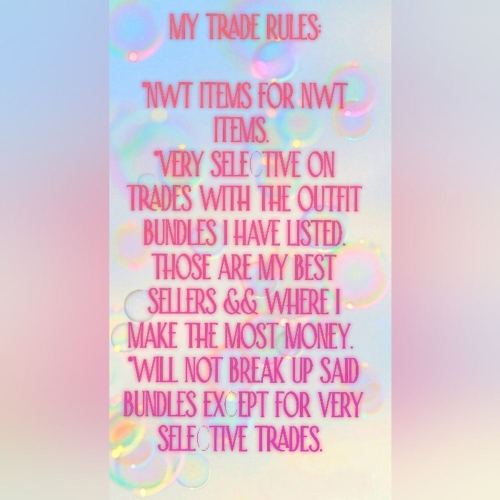 My Trade Rules 👌🏼💯